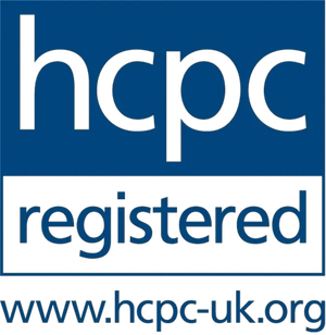 Registered with the Health and Care Professions Council (HCPC)